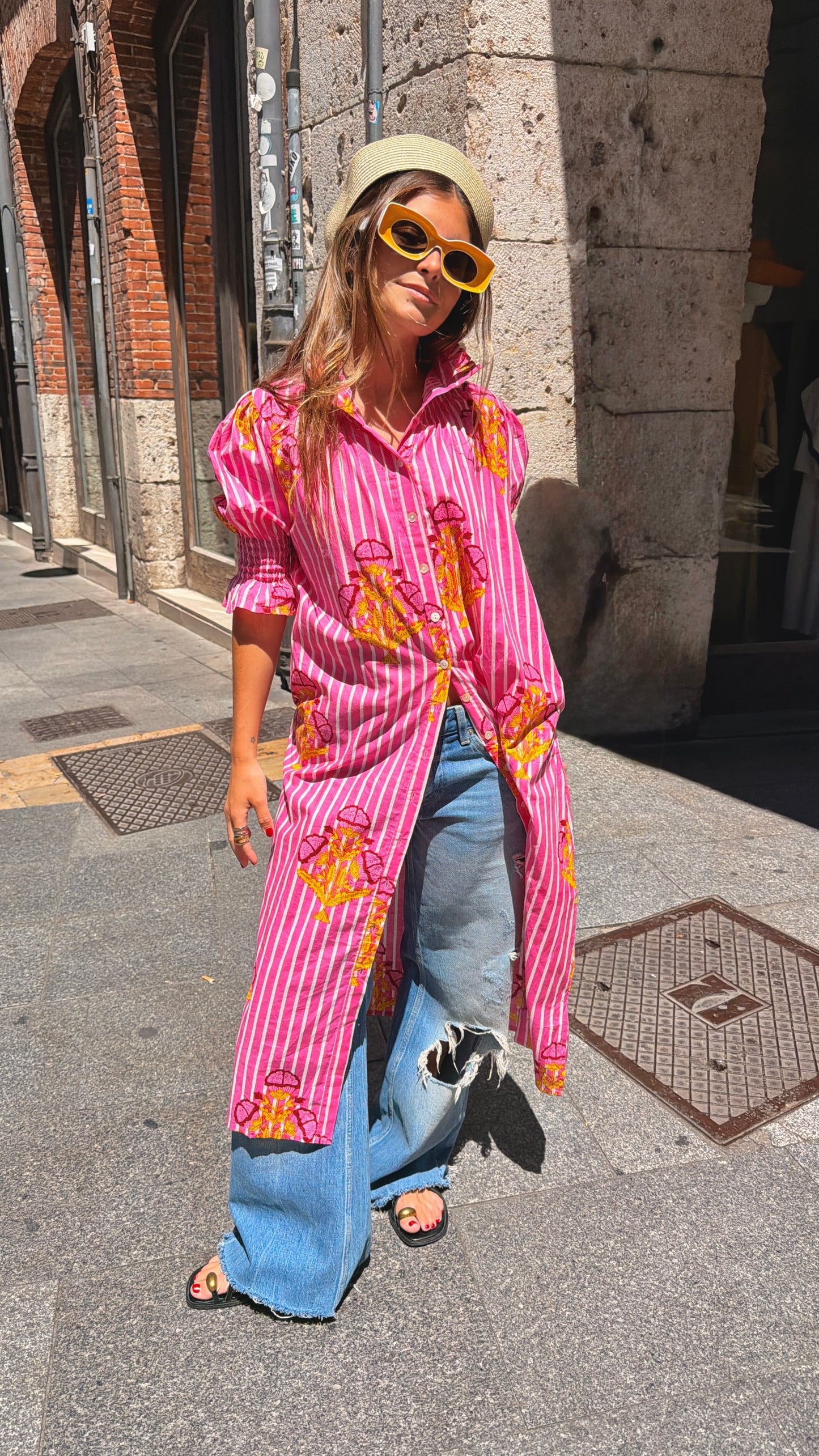 Vestido René rosa