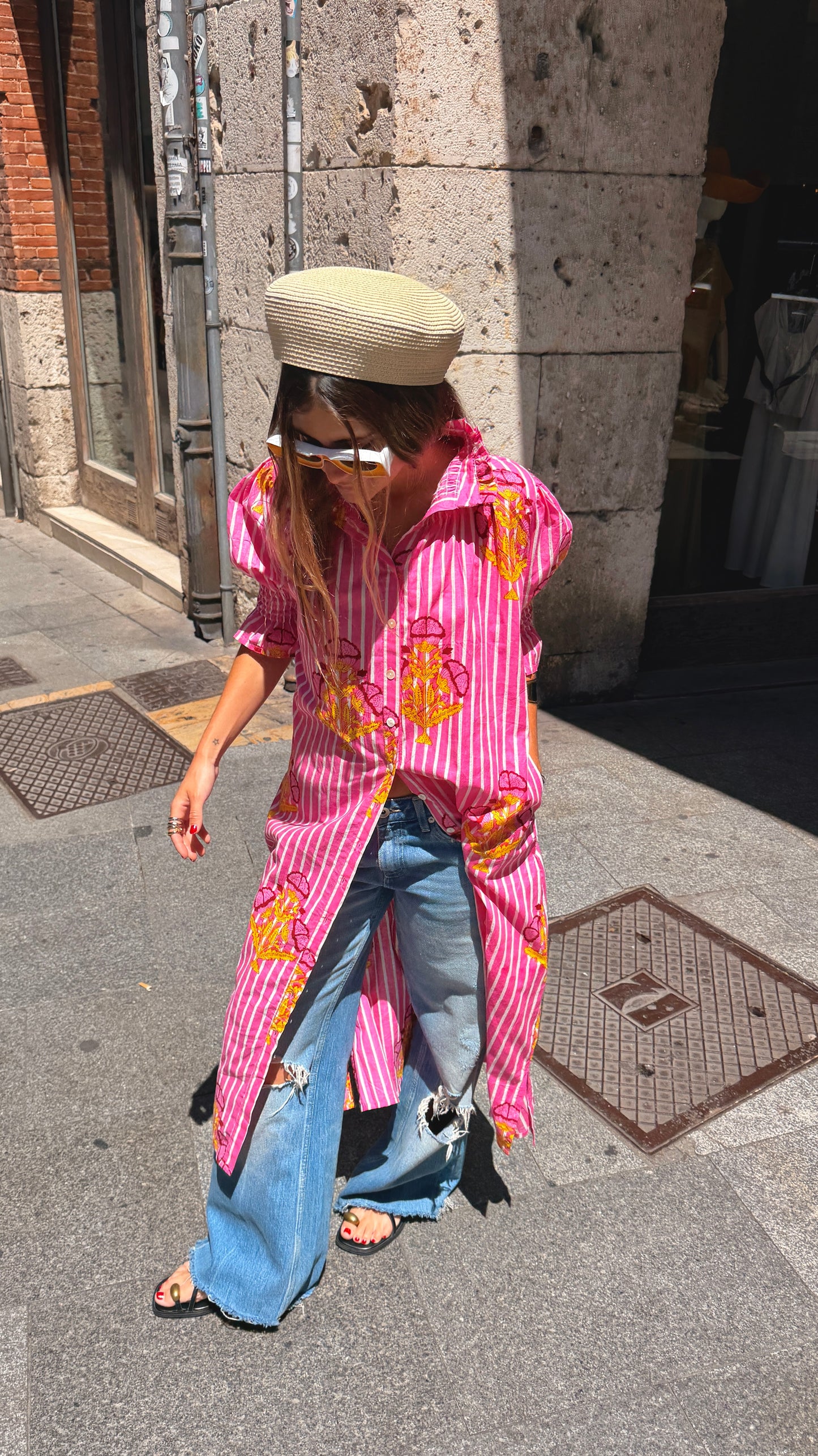 Vestido René rosa