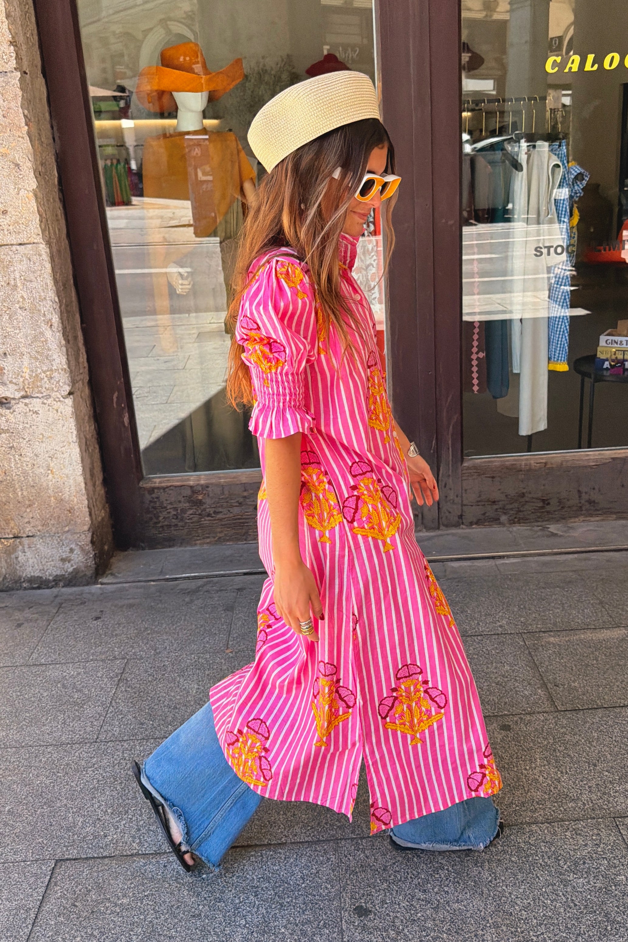 Vestido René rosa