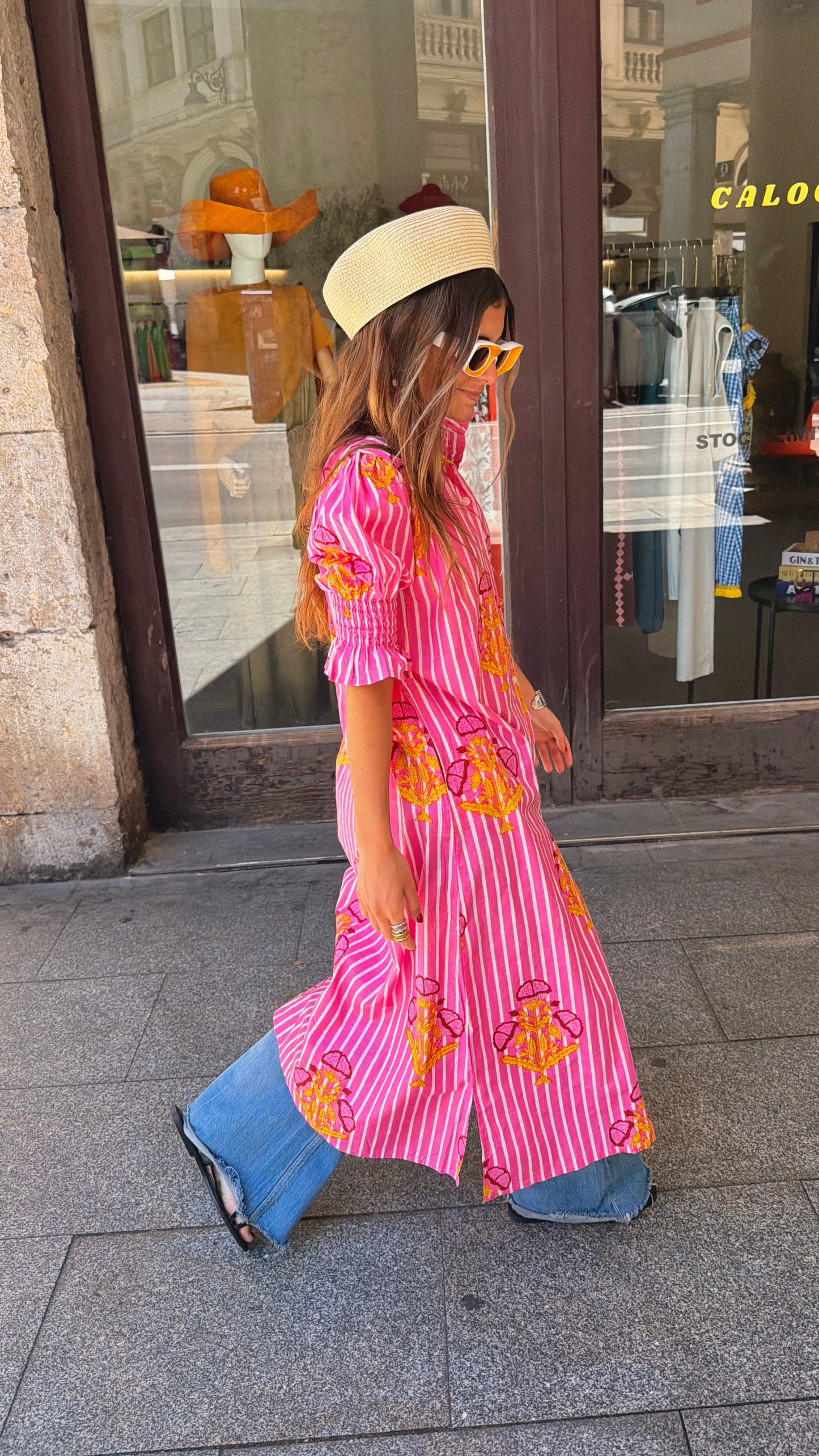 Vestido René rosa