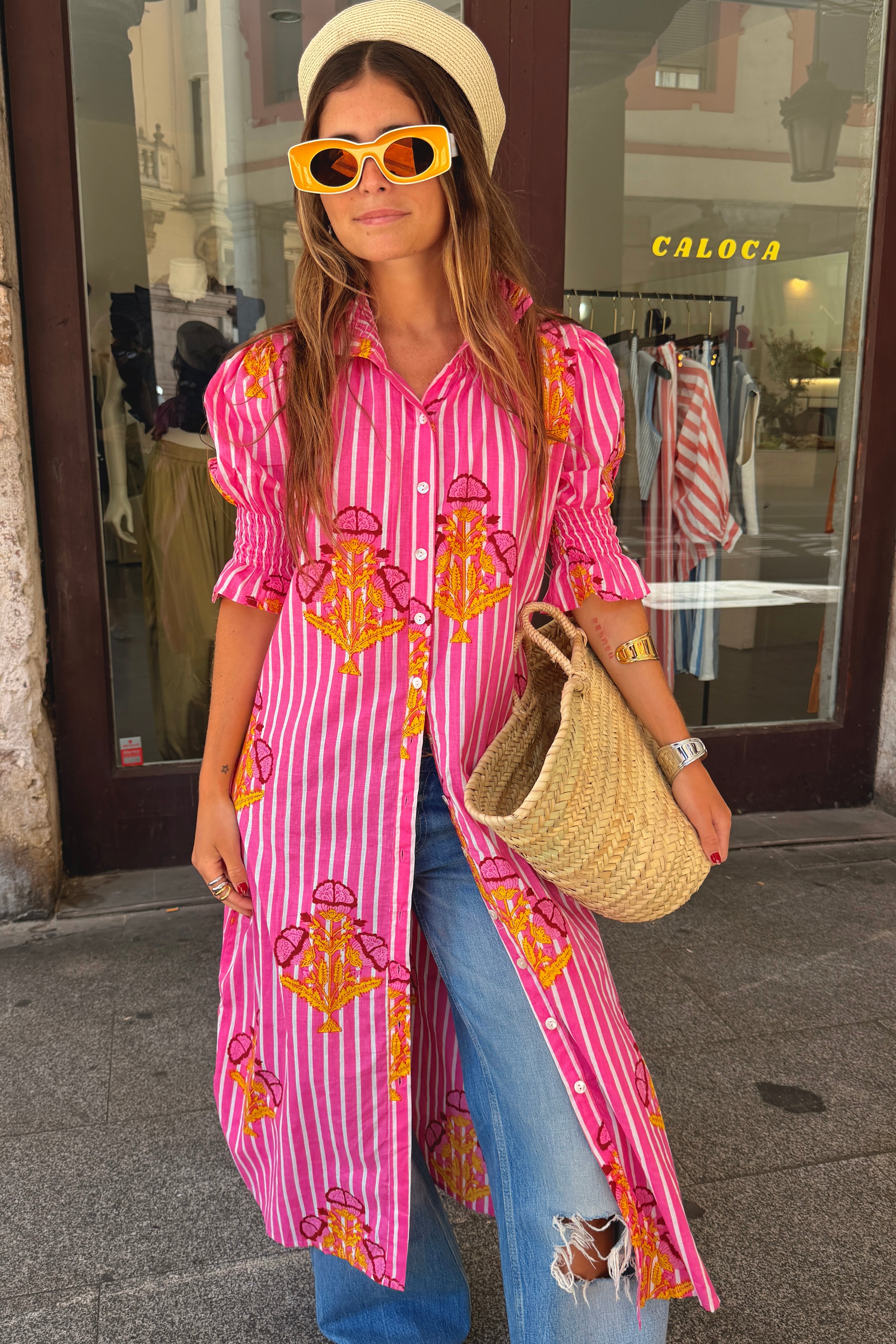 Vestido René rosa