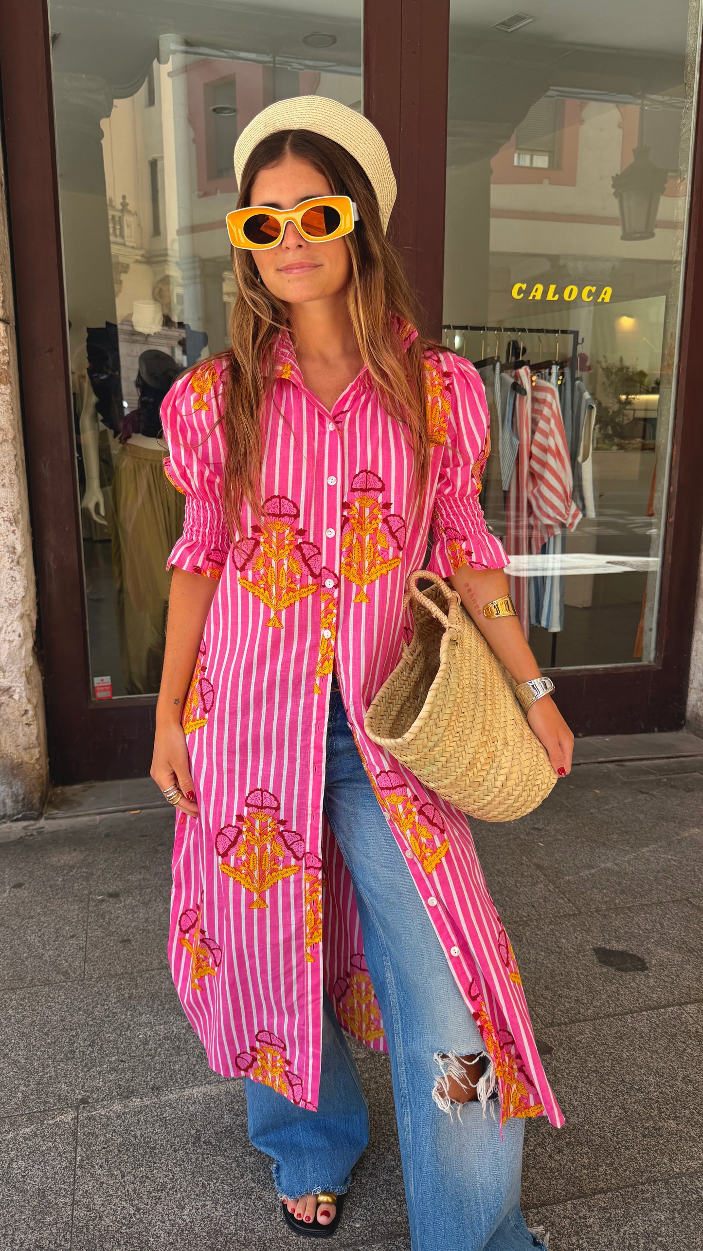 Vestido René rosa