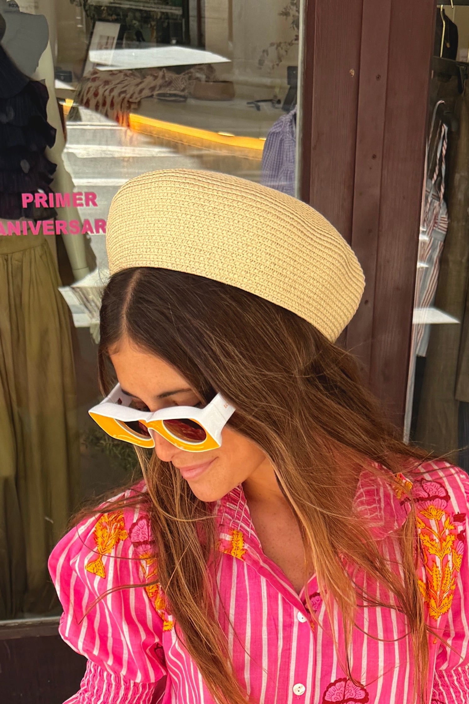 Casquete Beige