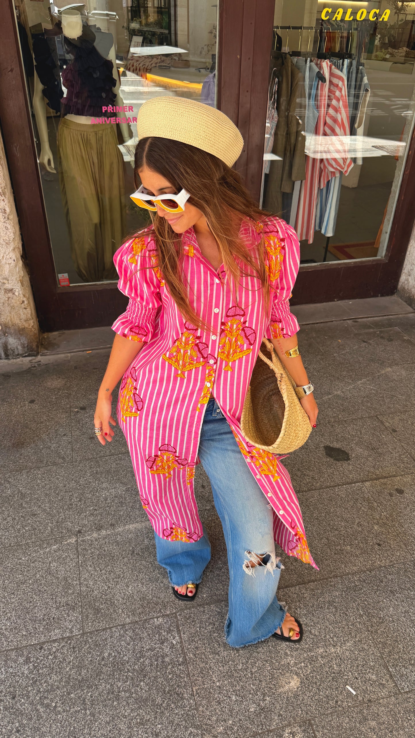 Vestido René rosa