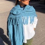 Poncho Sevilla azul
