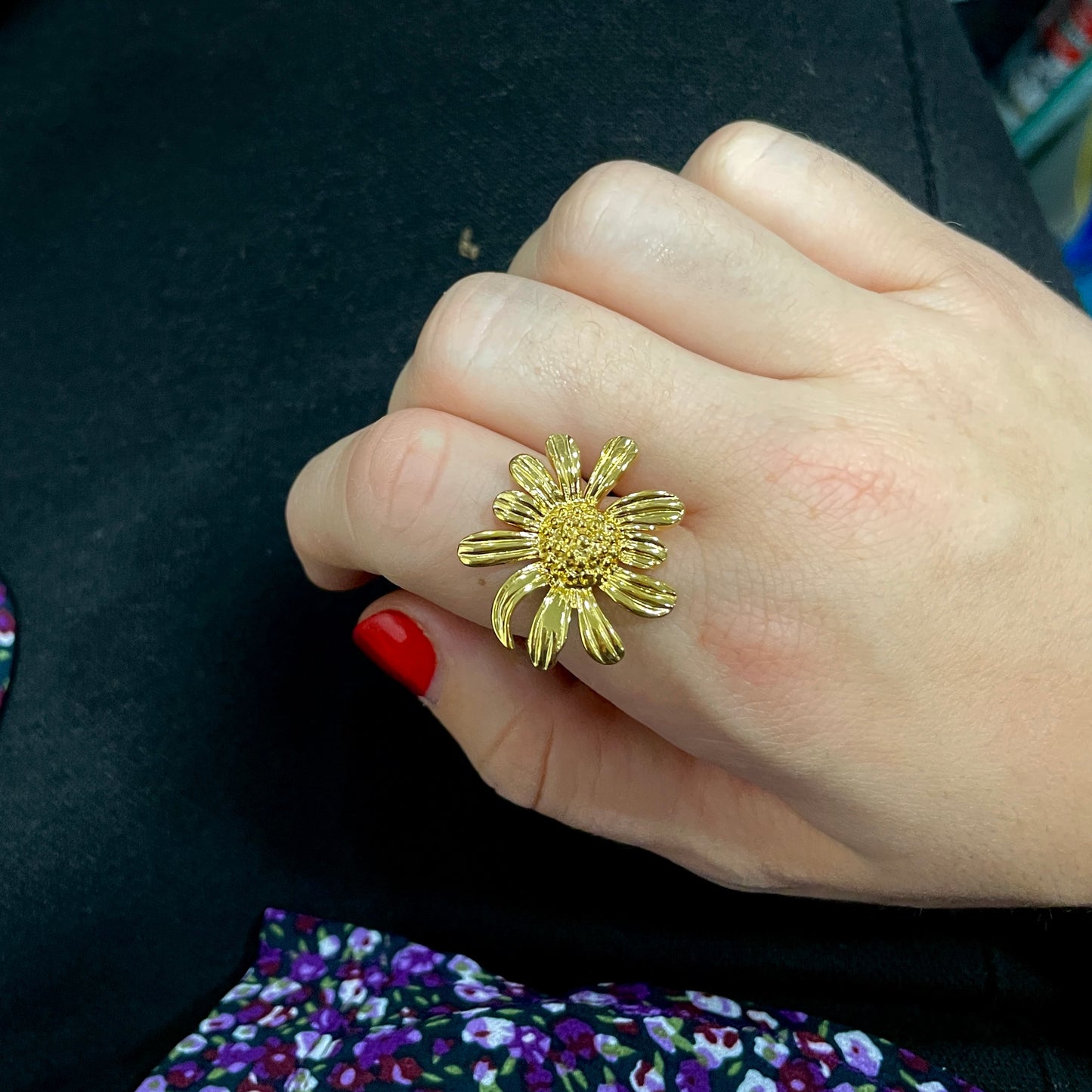 Anillo girasol