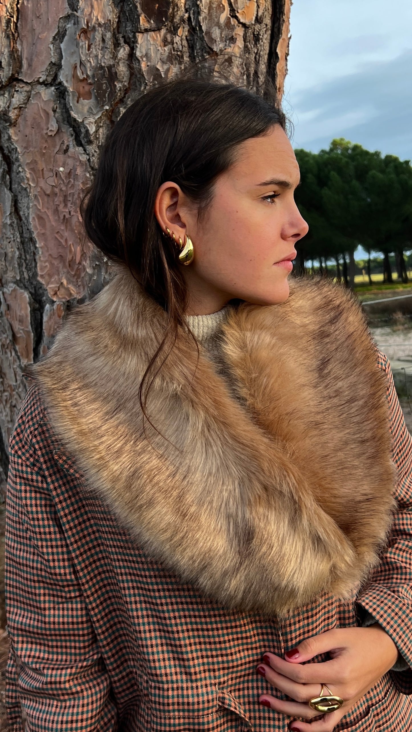 Cuello de pelo