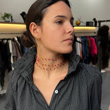Choker red