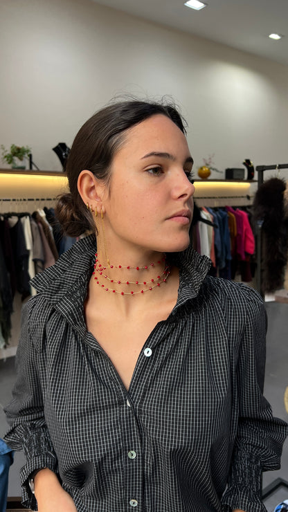 Choker red