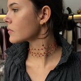 Choker red