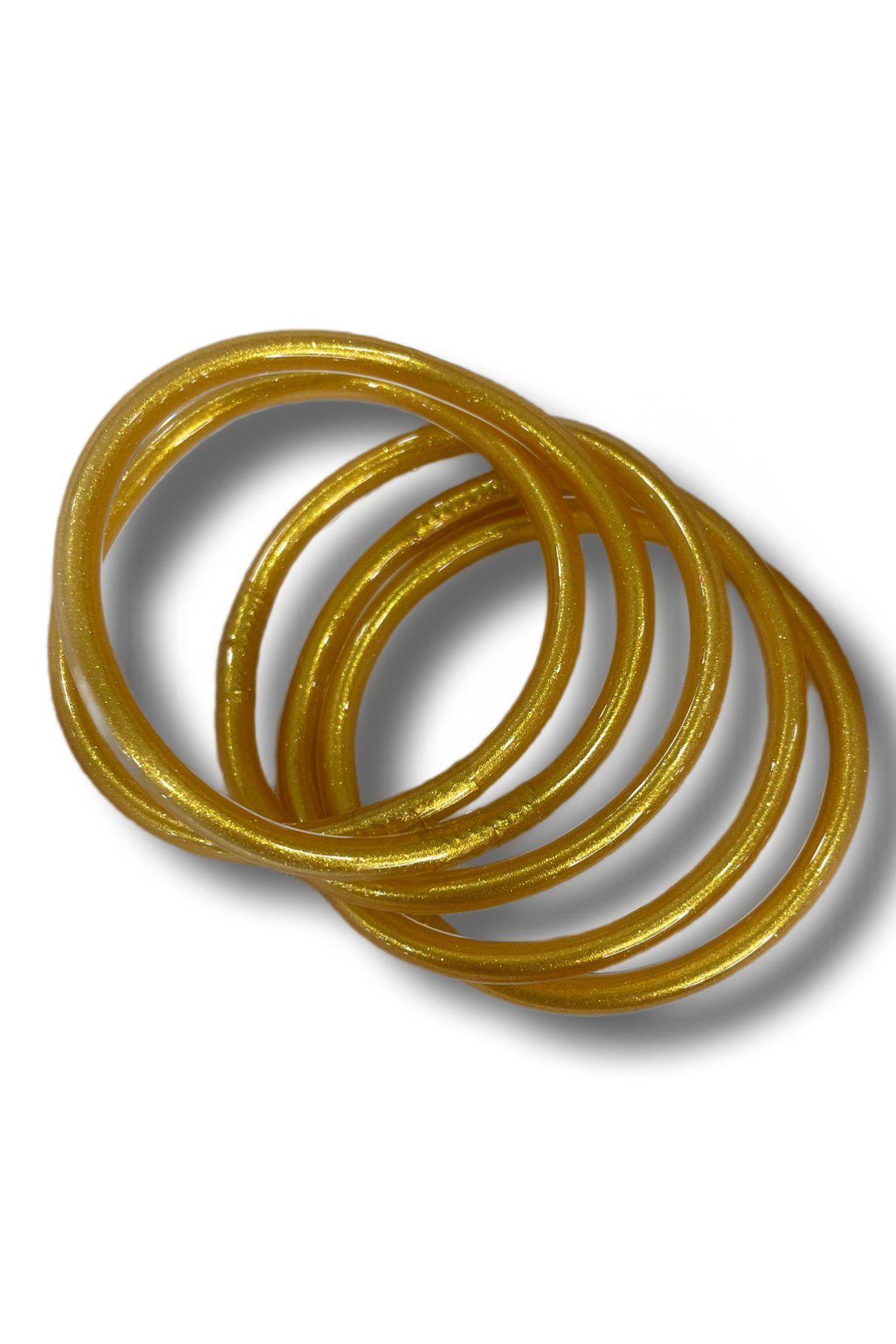 5 Pulseras pan de oro